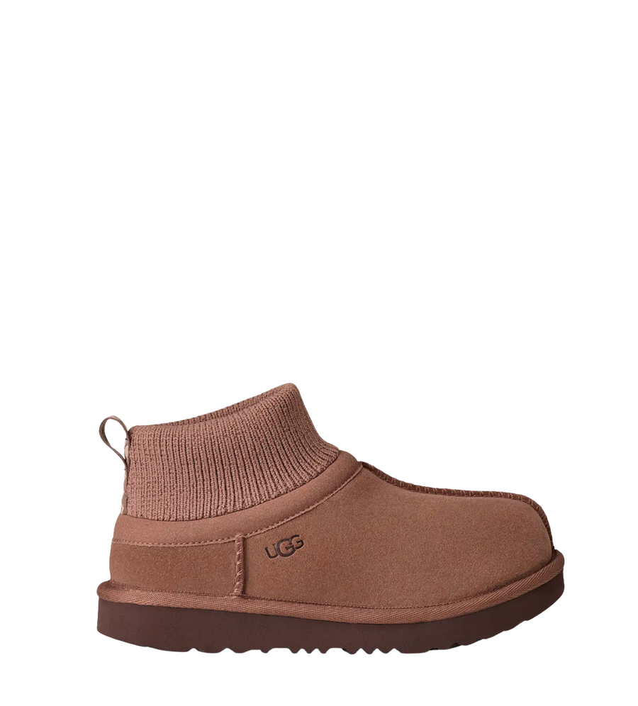UGG Klassieke Ultra Mini Stretch-manchet voor kinderen in Rocky Oak (GS)