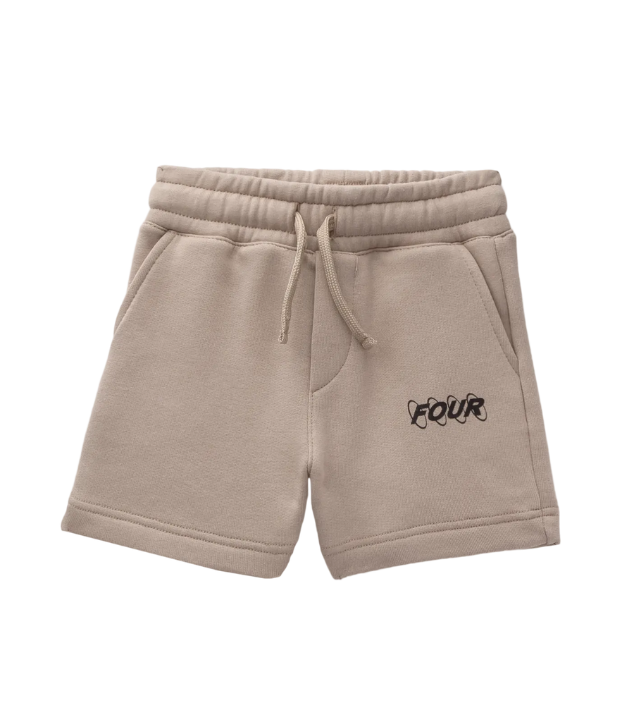 Baby Circles Logo Shorts Vintage kaki