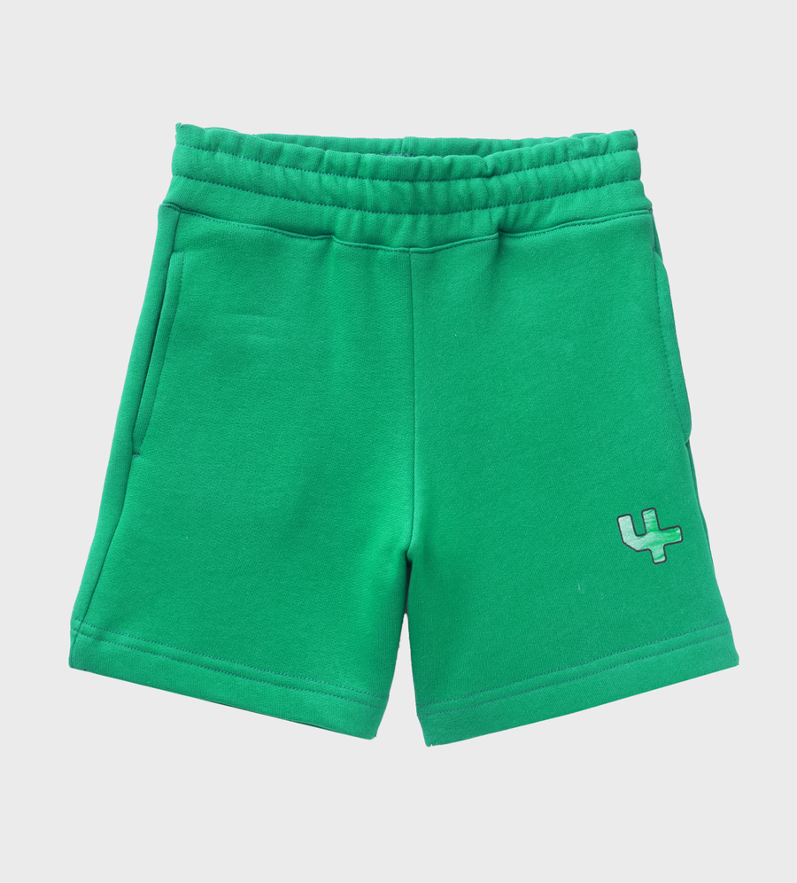 Outline Logo Shorts Bright Green