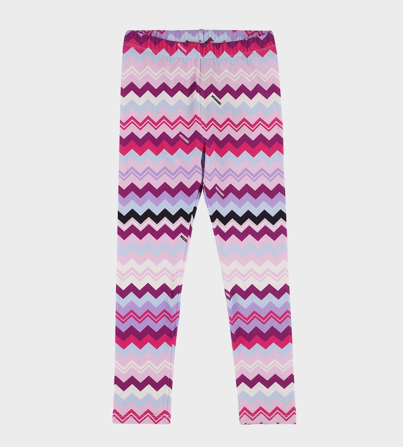 Zig-Zag Print Jersey Leggings Multi