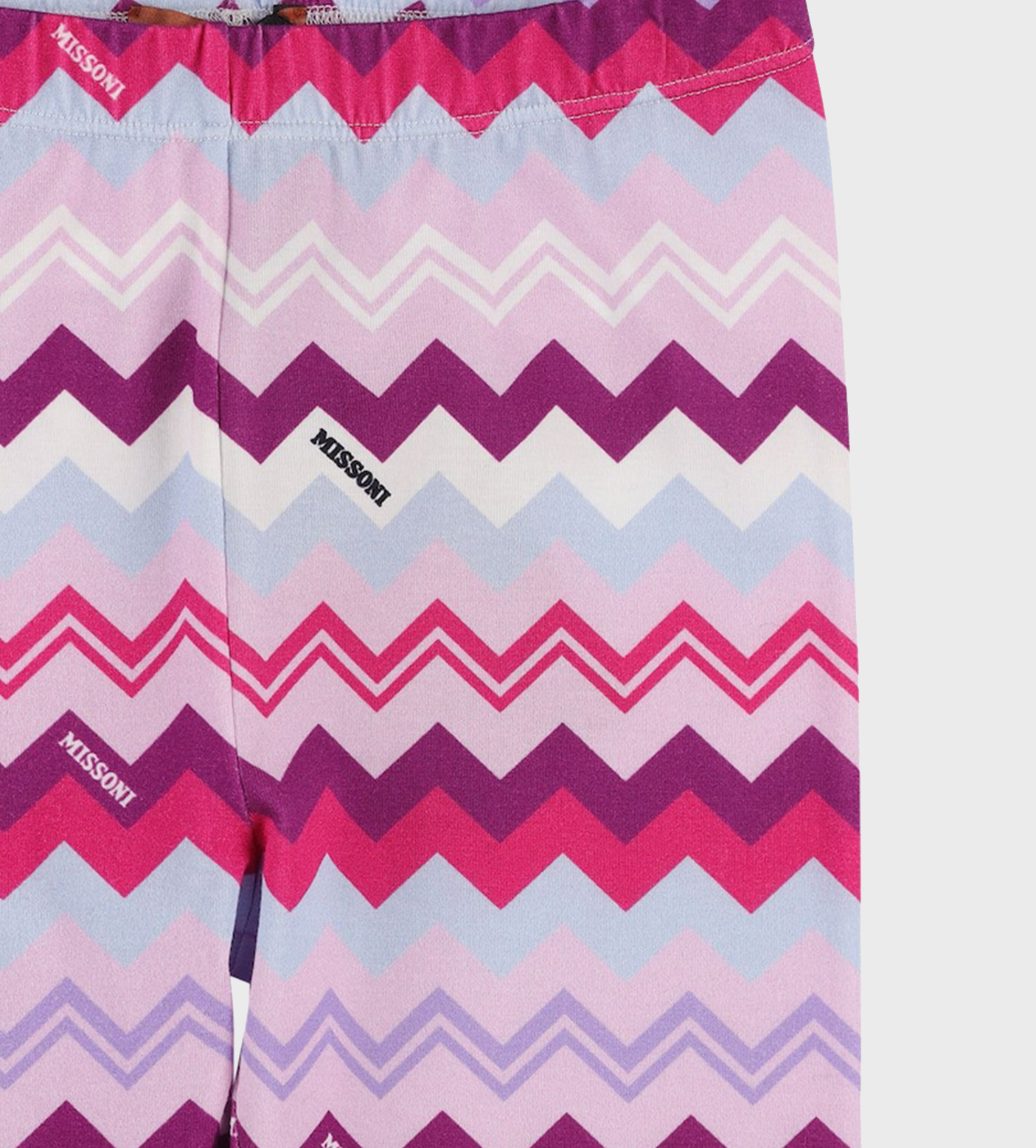 Zig-Zag Print Jersey Leggings Multi