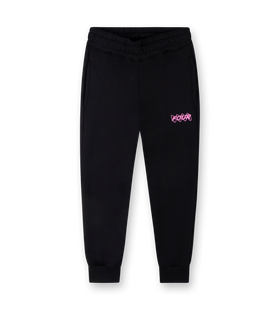 Roze Circles Logo joggingbroek zwart