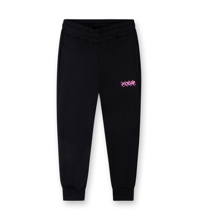 Roze Circles Logo joggingbroek zwart