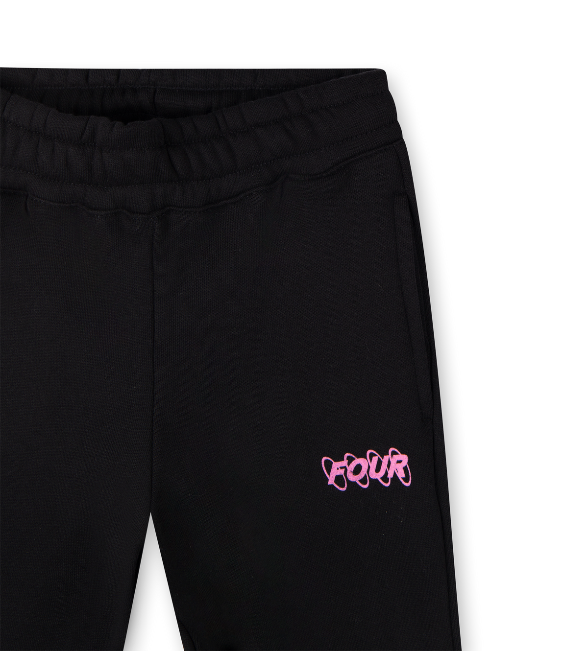Roze Circles Logo joggingbroek zwart