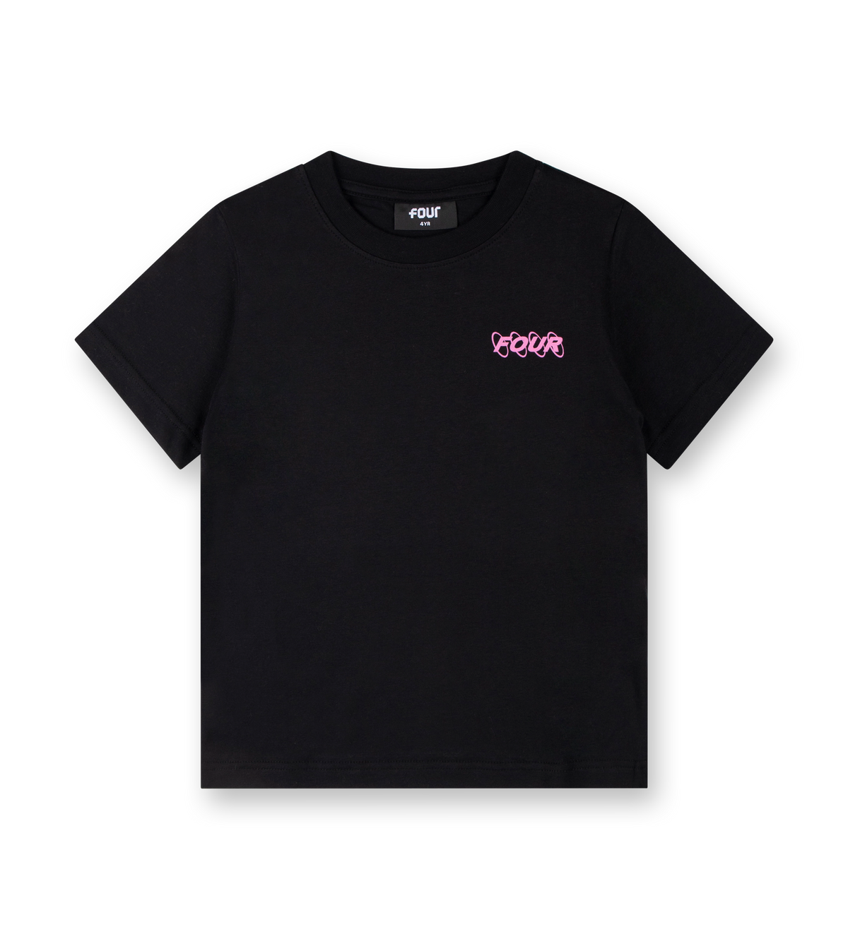 Circles Logo T-shirt Zwart / Roze
