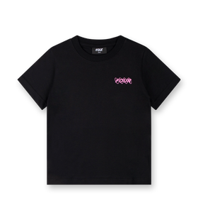 Circles Logo T-shirt Zwart / Roze