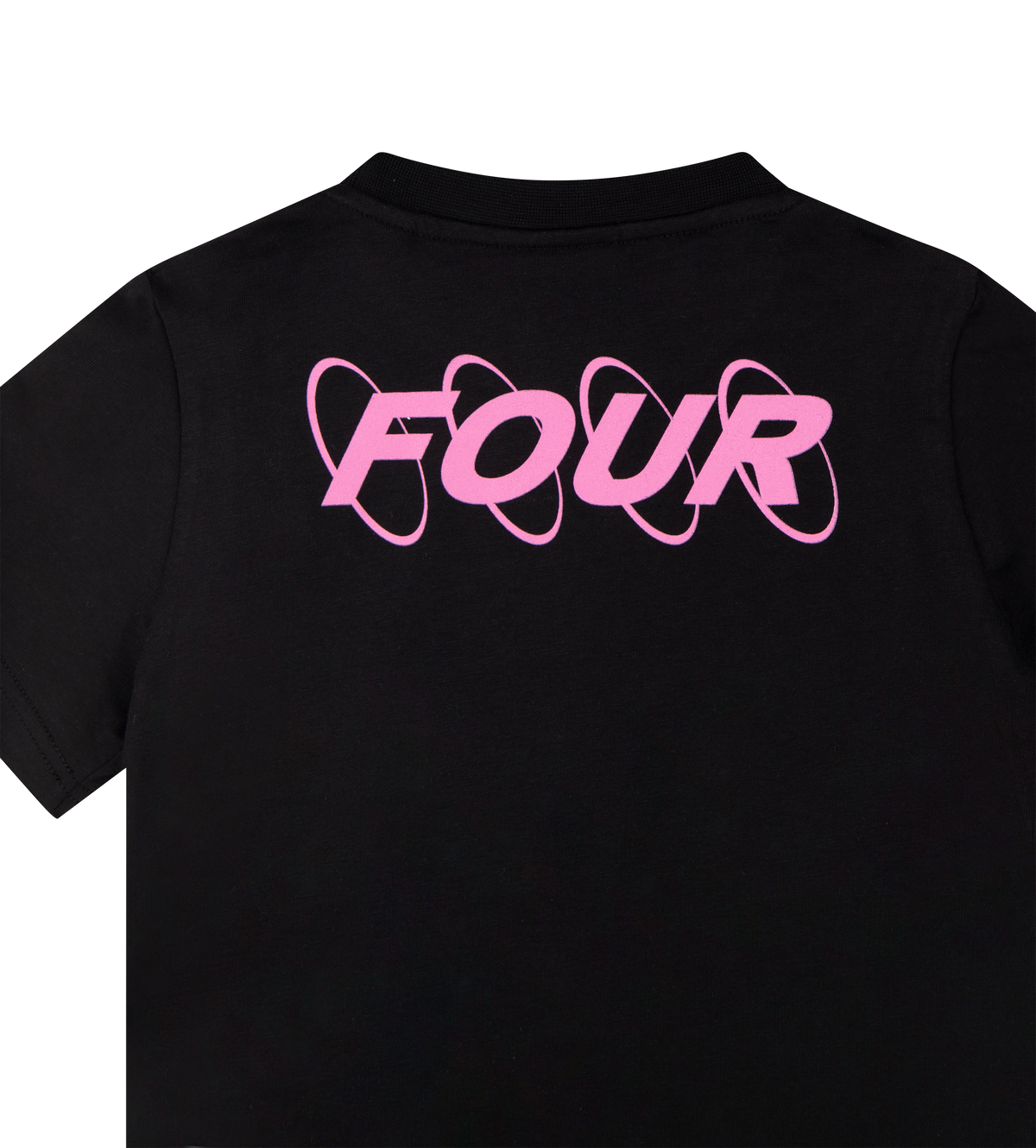 Circles Logo T-shirt Zwart / Roze