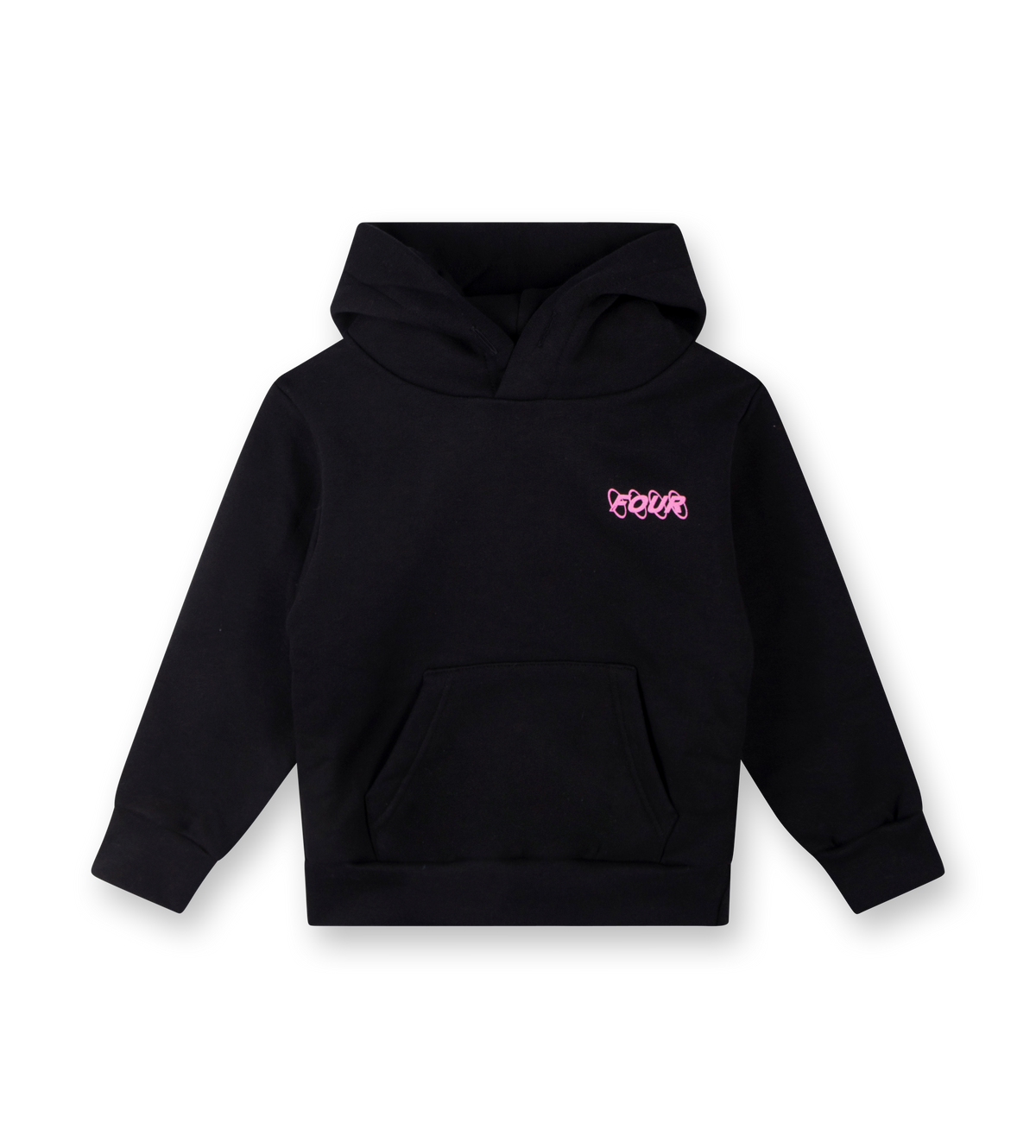 Circles Logo Hoodie Zwart/Roze