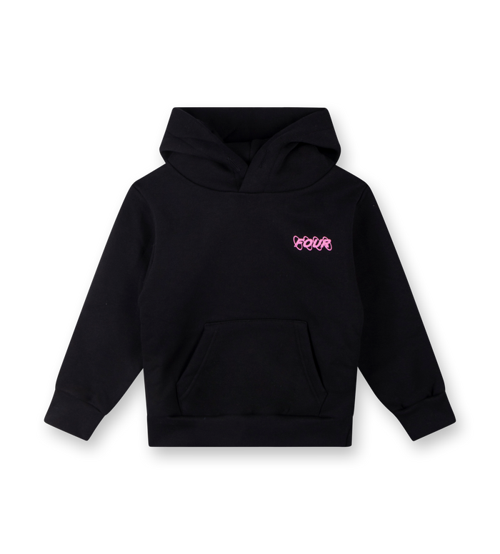 Circles Logo Hoodie Zwart/Roze