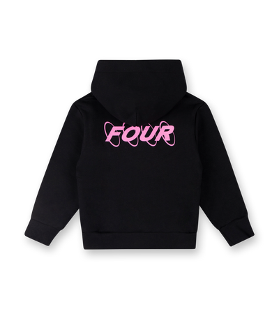 Circles Logo Hoodie Zwart/Roze