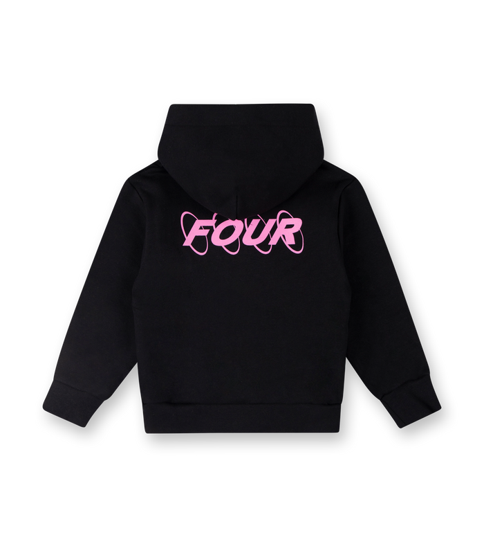 Circles Logo Hoodie Zwart/Roze