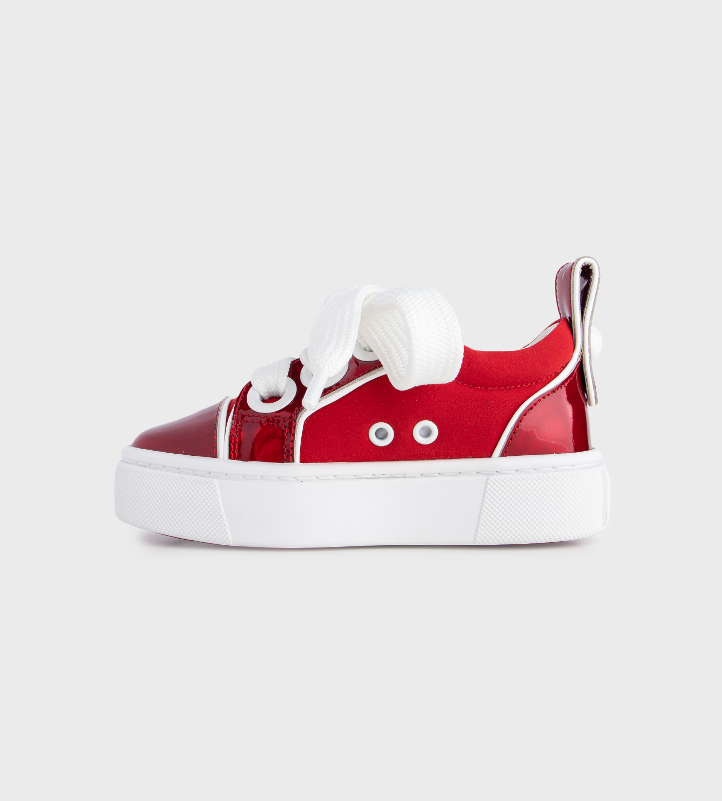 Low-Top Sneakers Red