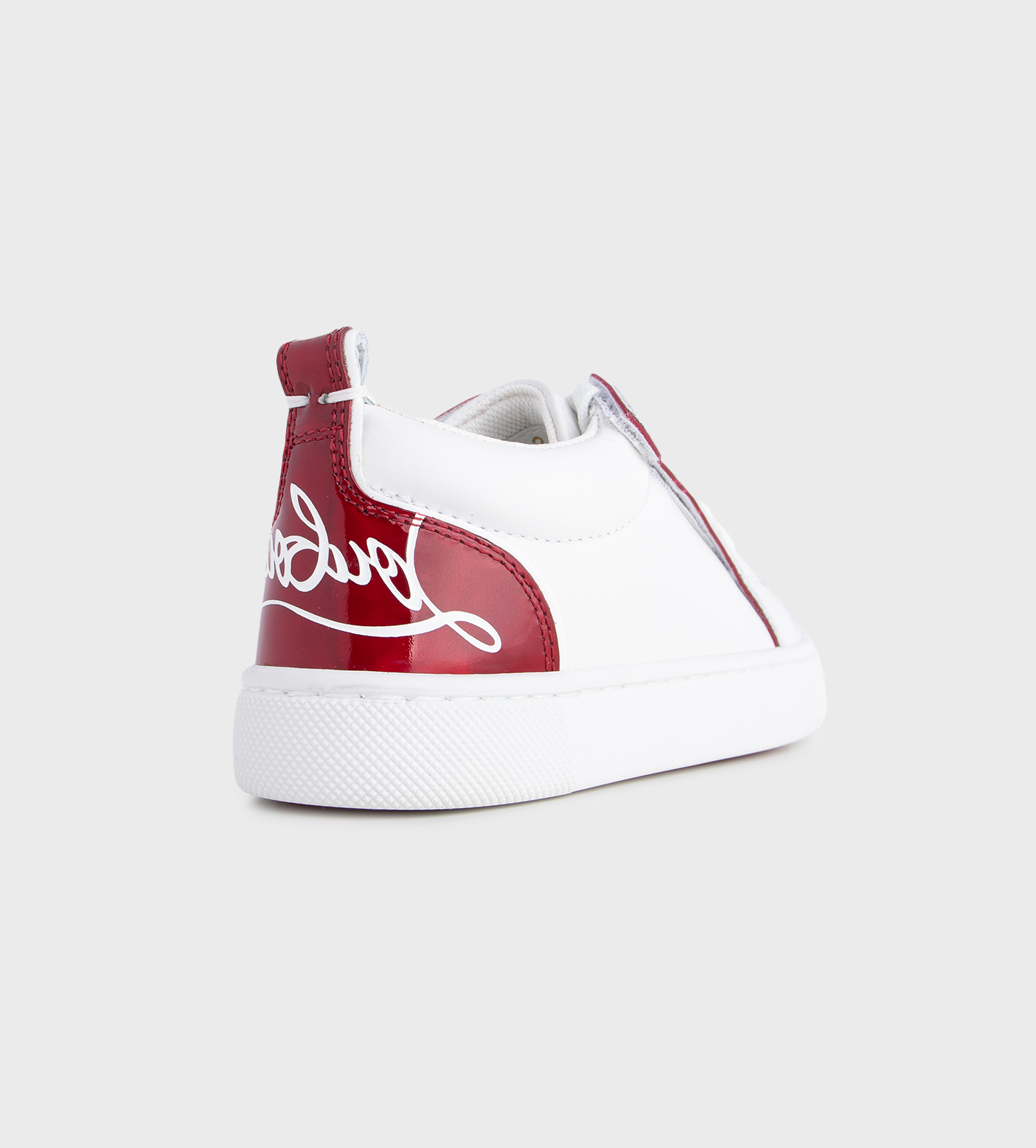 Low-Top Sneakers Bianco/Red