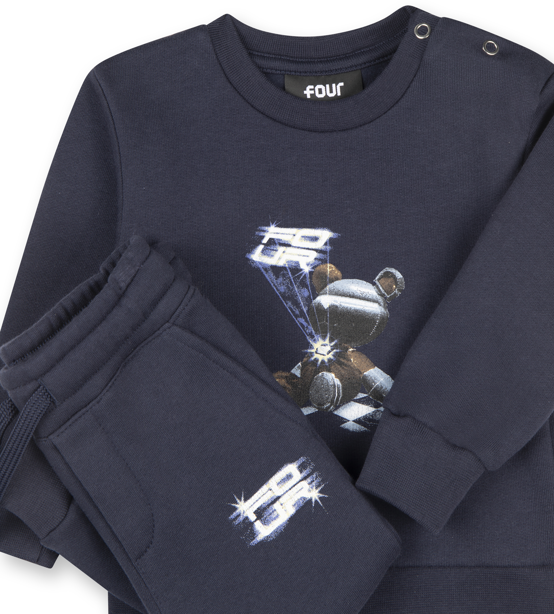 Baby Set Bear Marine Blue