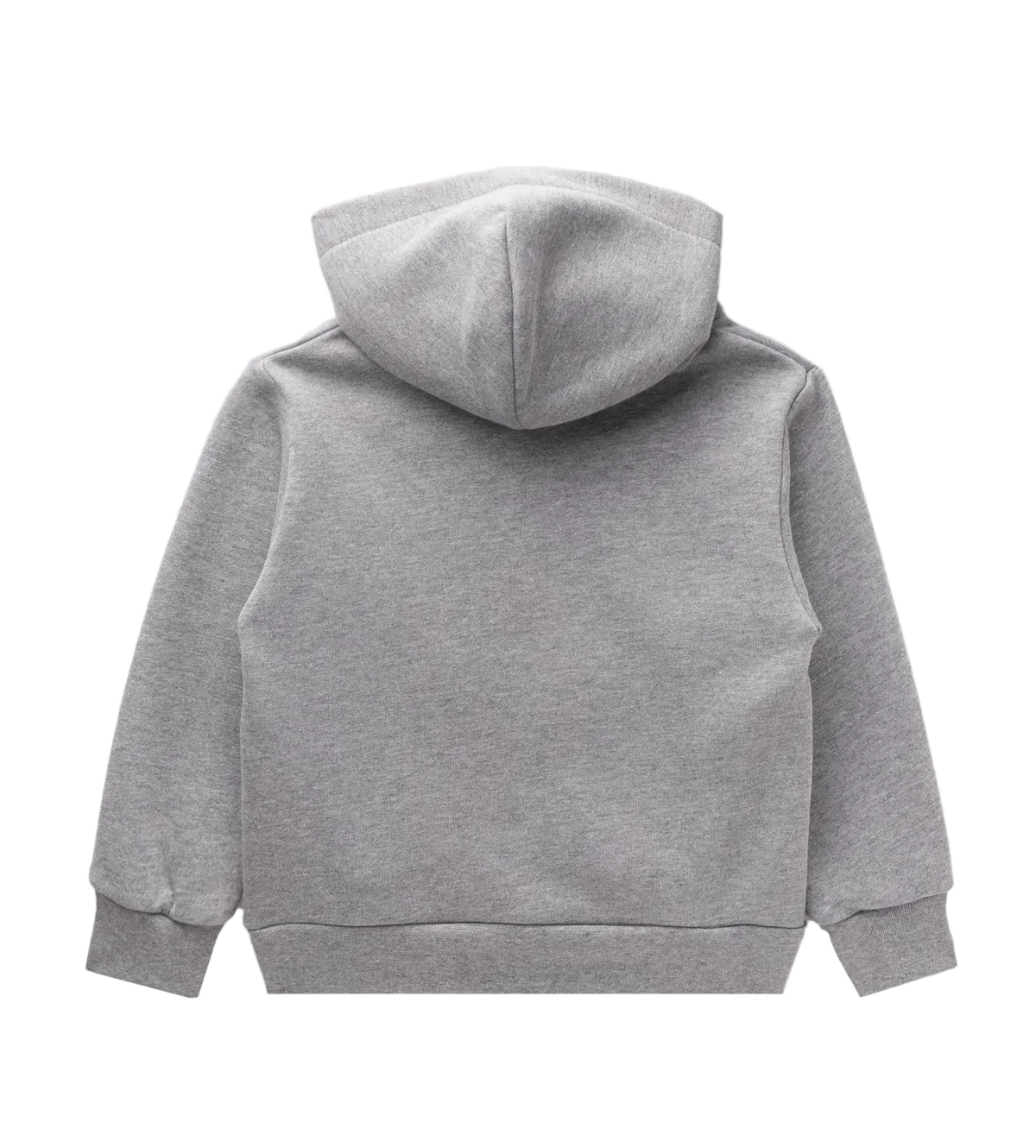 Logo Zip up Hoodie Melange Grijs