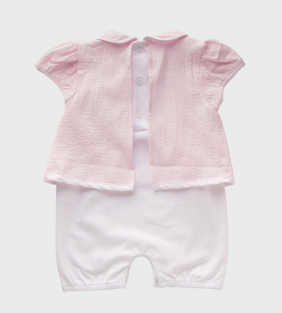 Baby Set with Bow Pink