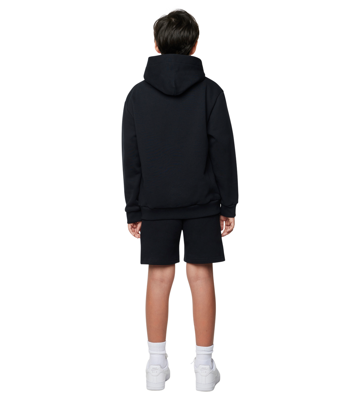Logo Hoodie Met Rits Zwart