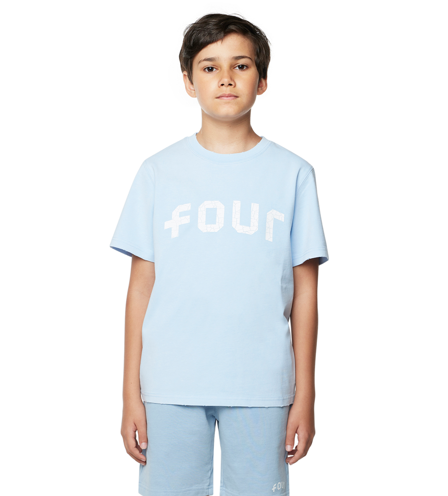 Arch T-shirt Washed Ice Blue