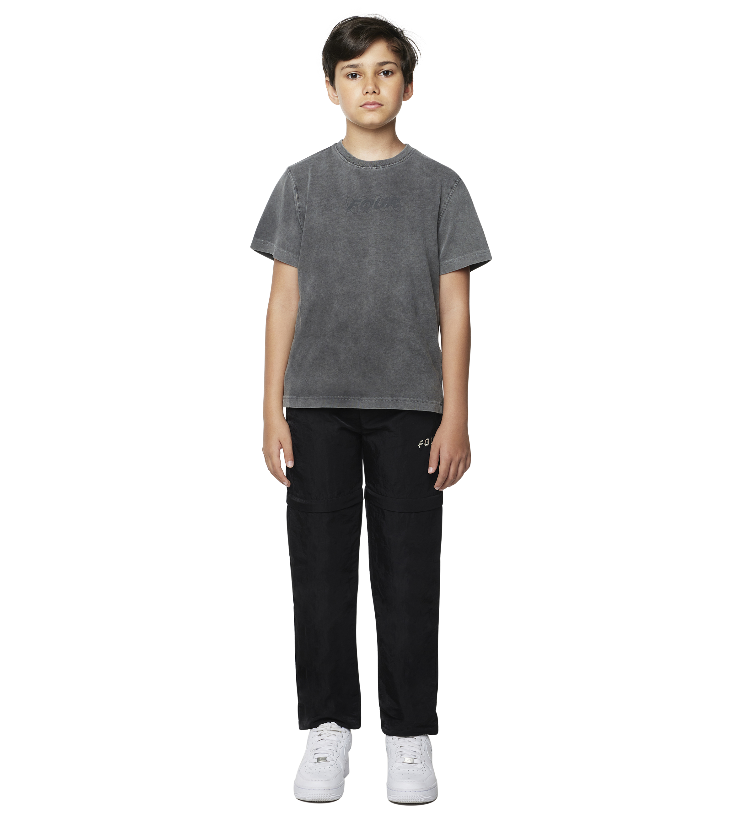 Circles T-shirt Washed Mockingbird Grey