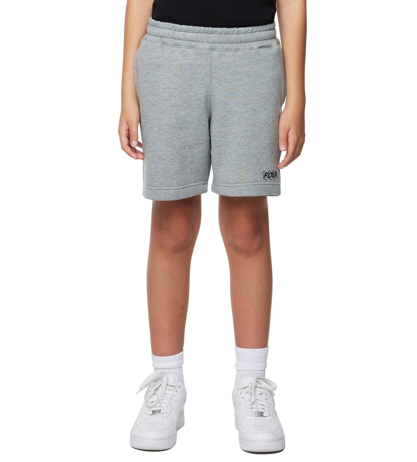Circles Logo Shorts Grey