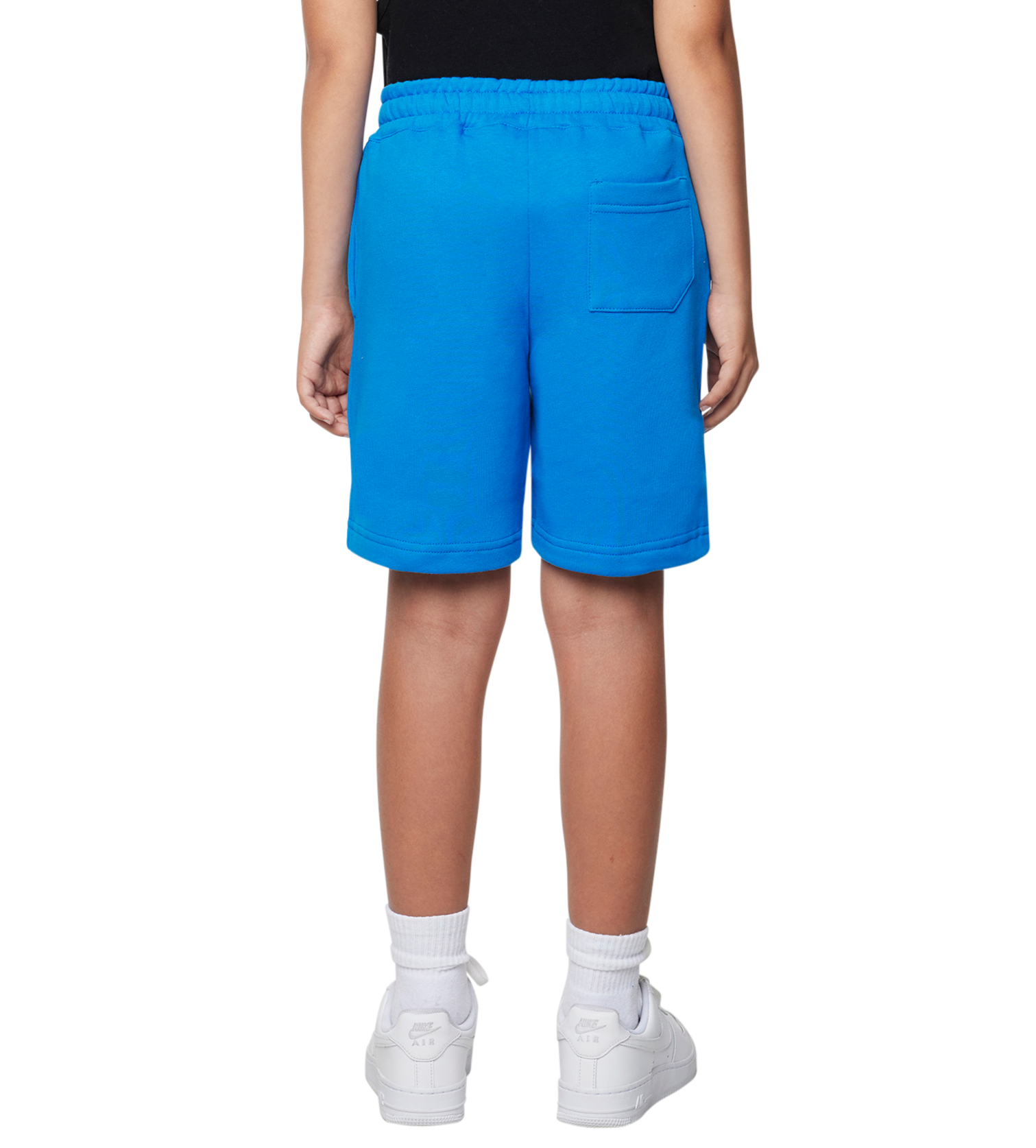 Circles Shorts Princess Blue/ White