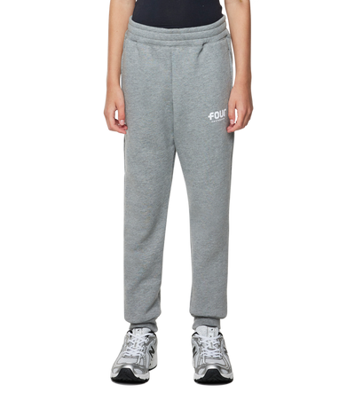 Logo joggingbroek grijs