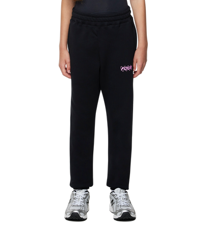 Roze Circles Logo joggingbroek zwart