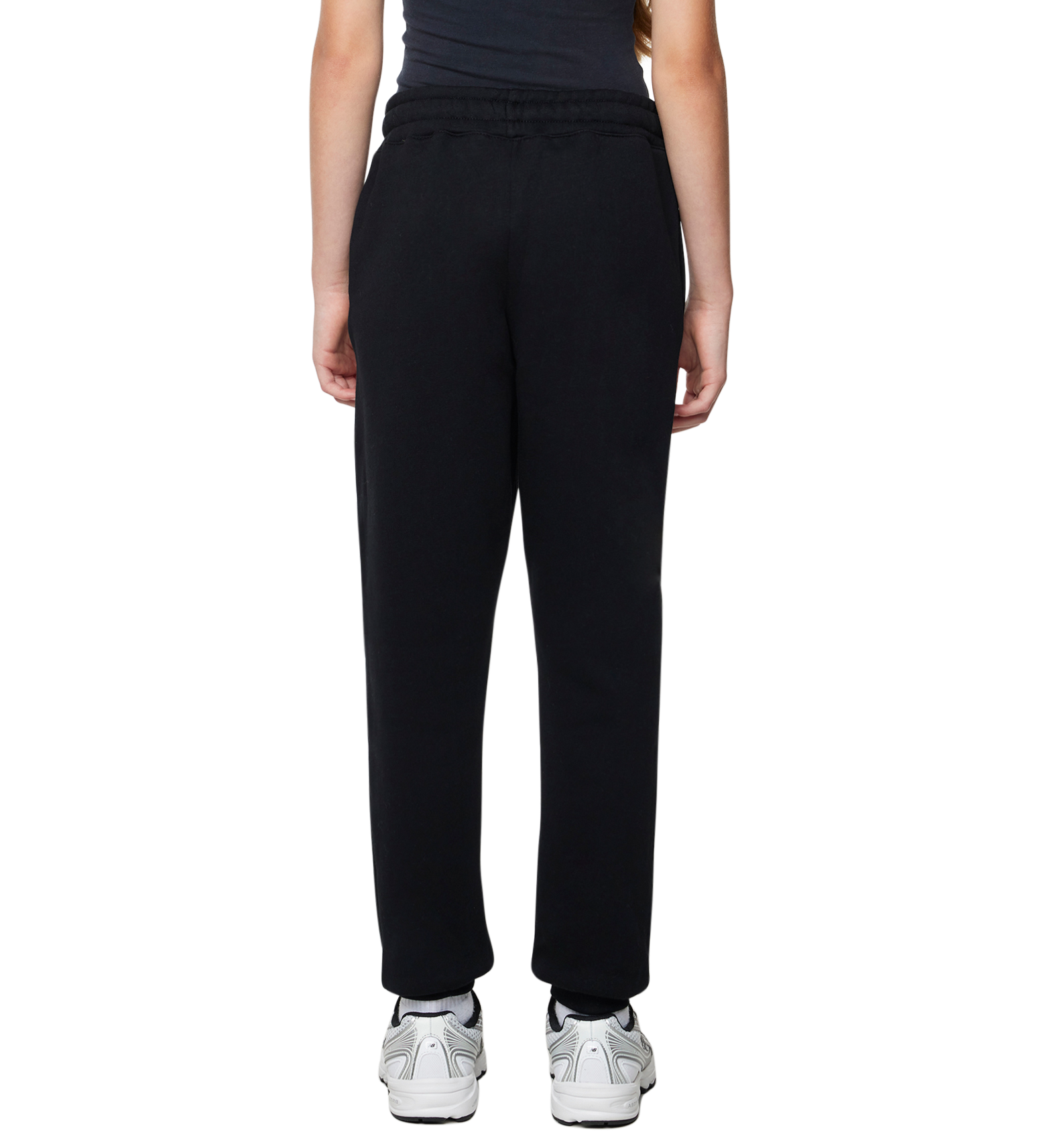 Pink Circles Logo Sweatpants Black