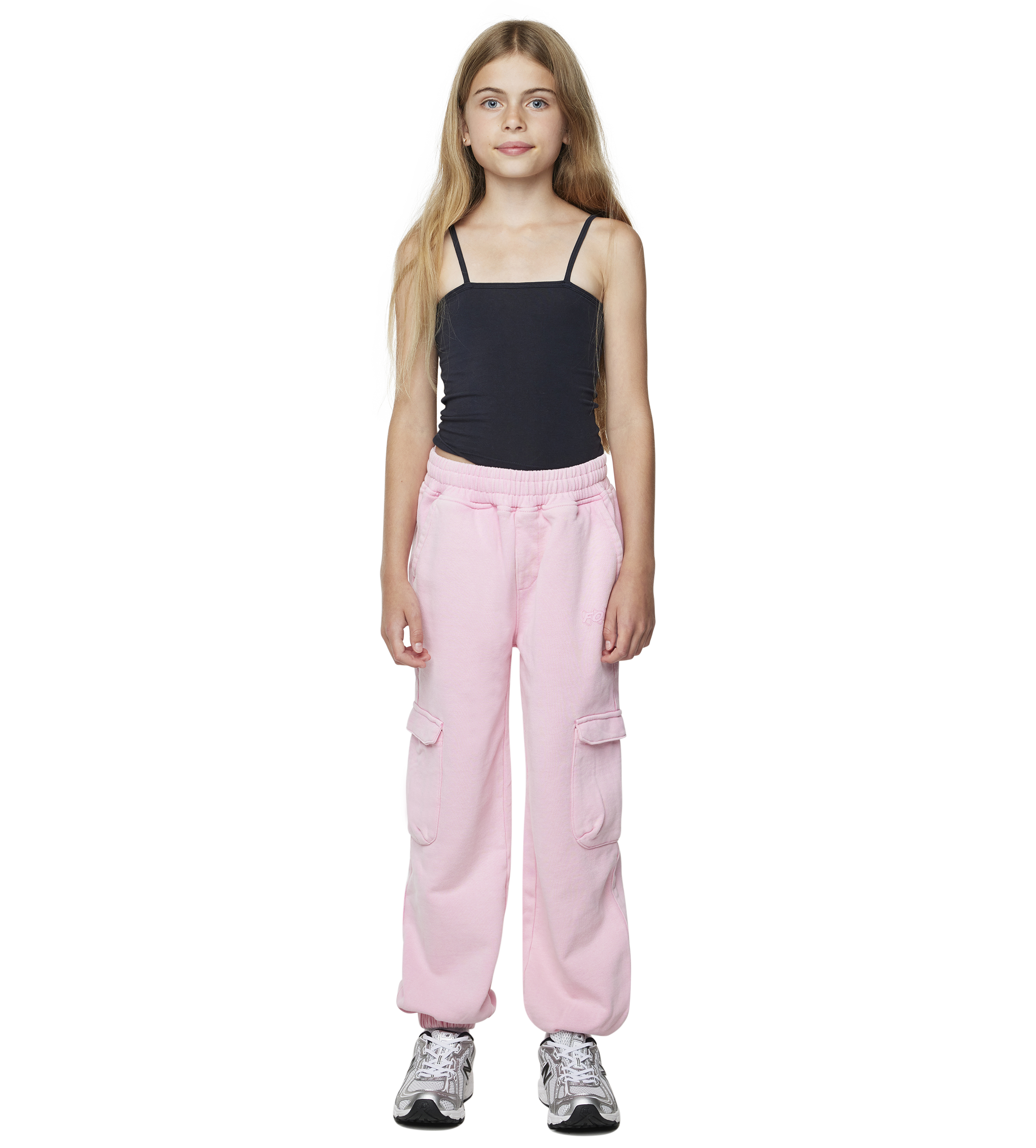 Circles Oversized Sweatpants Washed Candy Pink