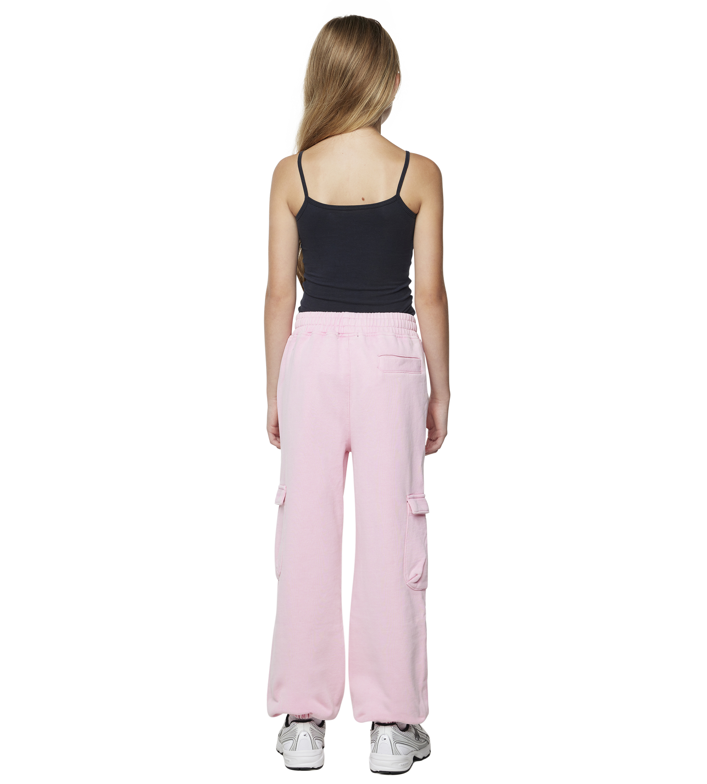 Circles Oversized Sweatpants Washed Candy Pink