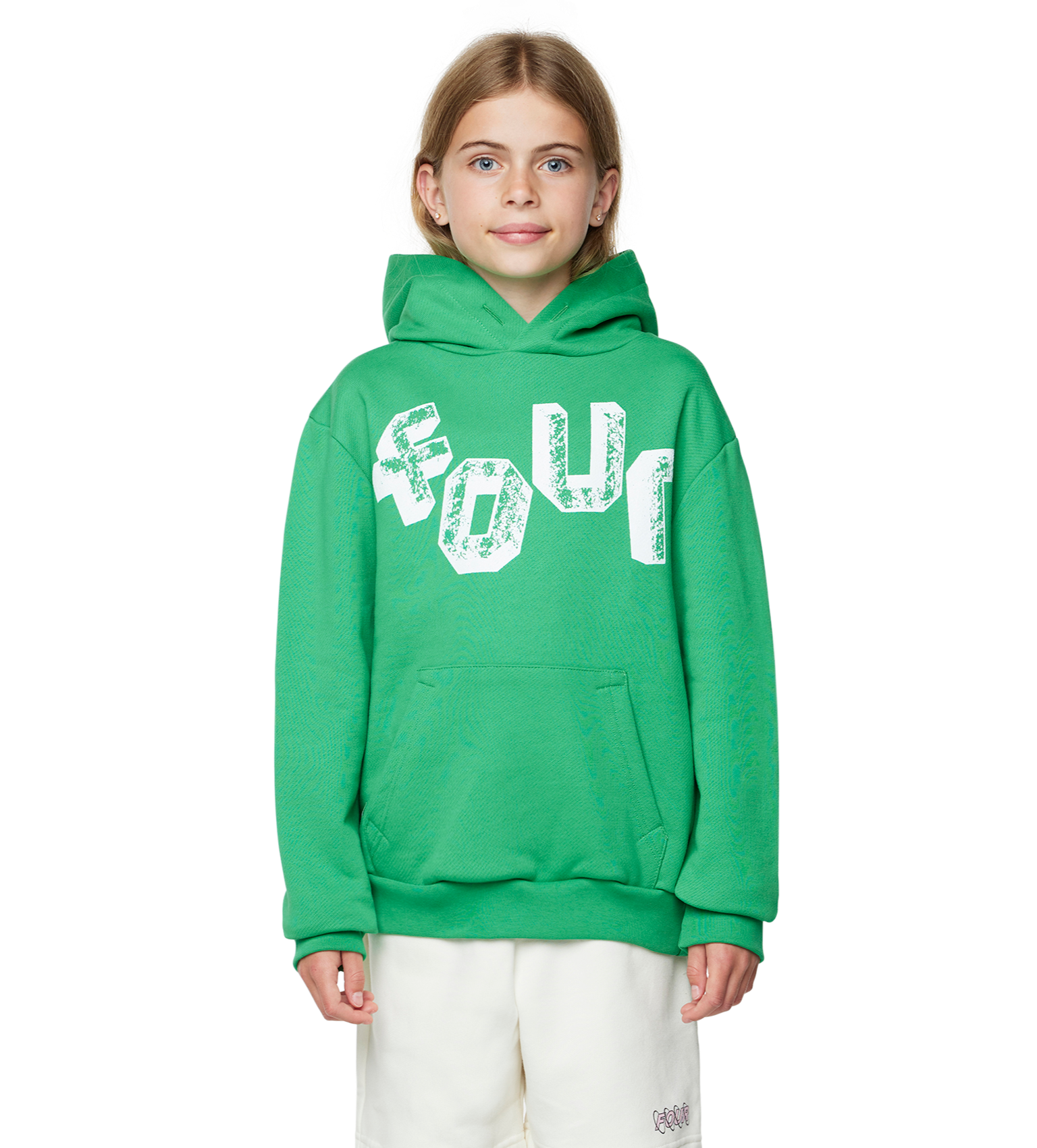 Stone Move Hoodie Green Bee