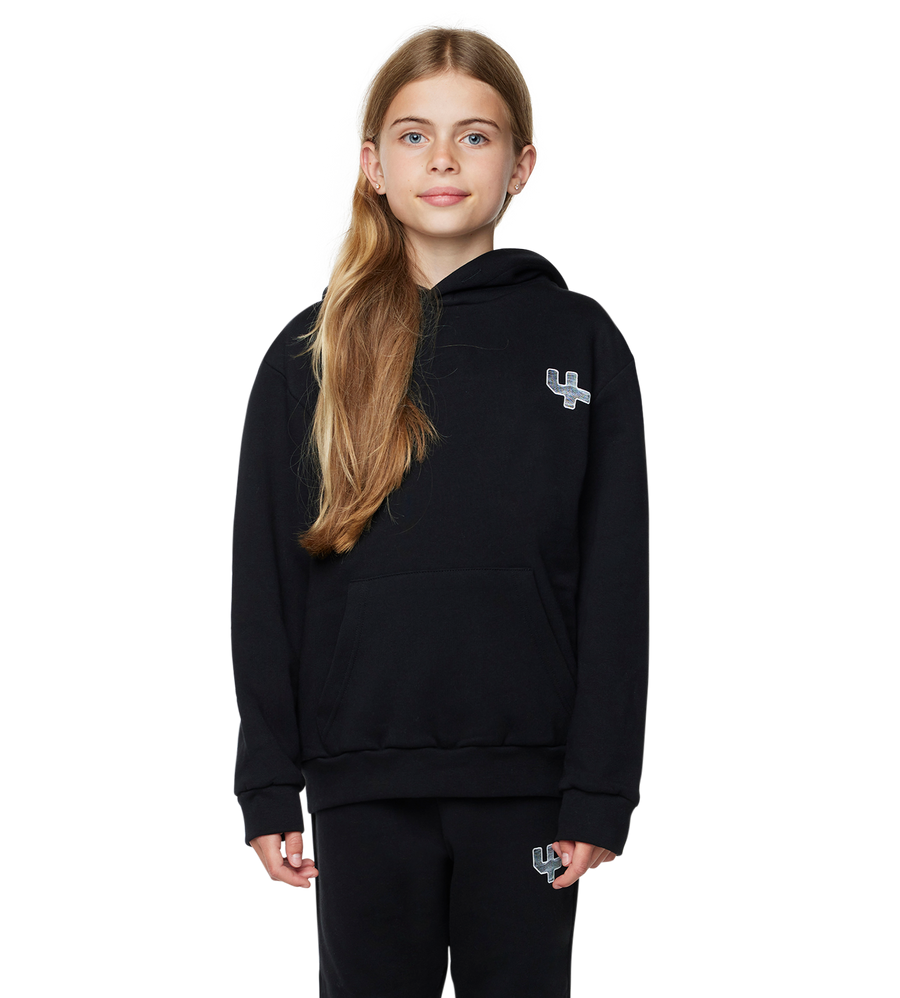Outline Logo Hoodie Black