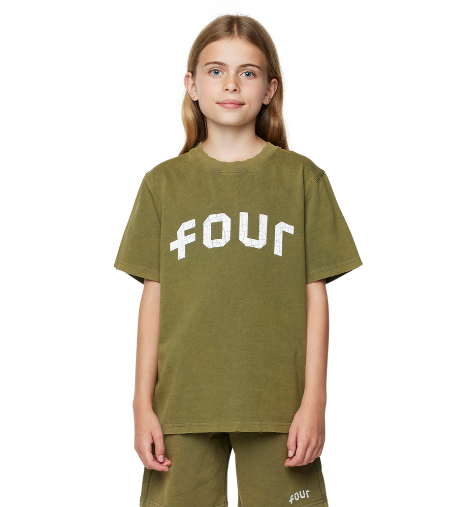 Arch T-shirt Washed Olive