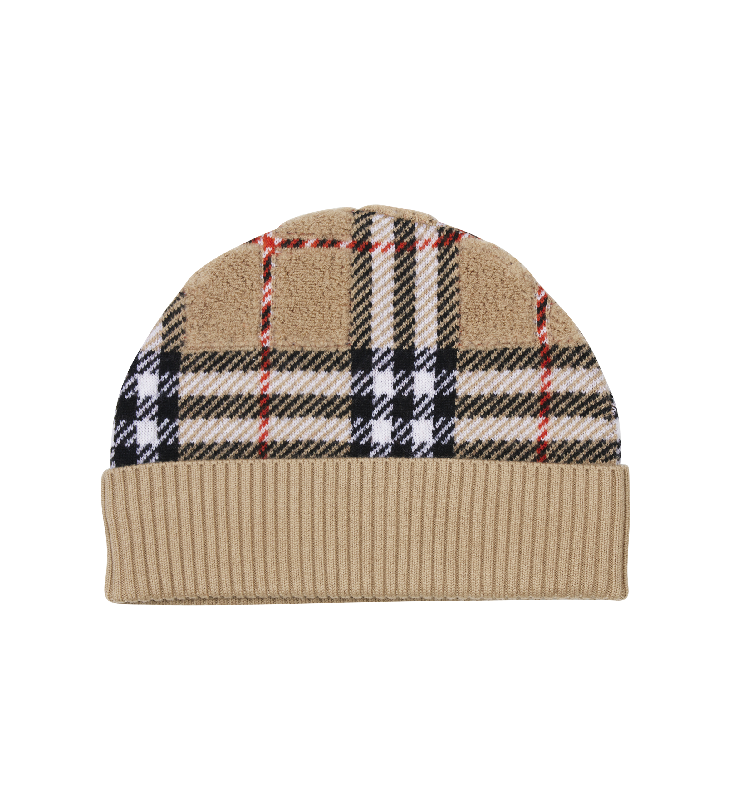 Burberry Checked Ribbed Beanie (Kids)