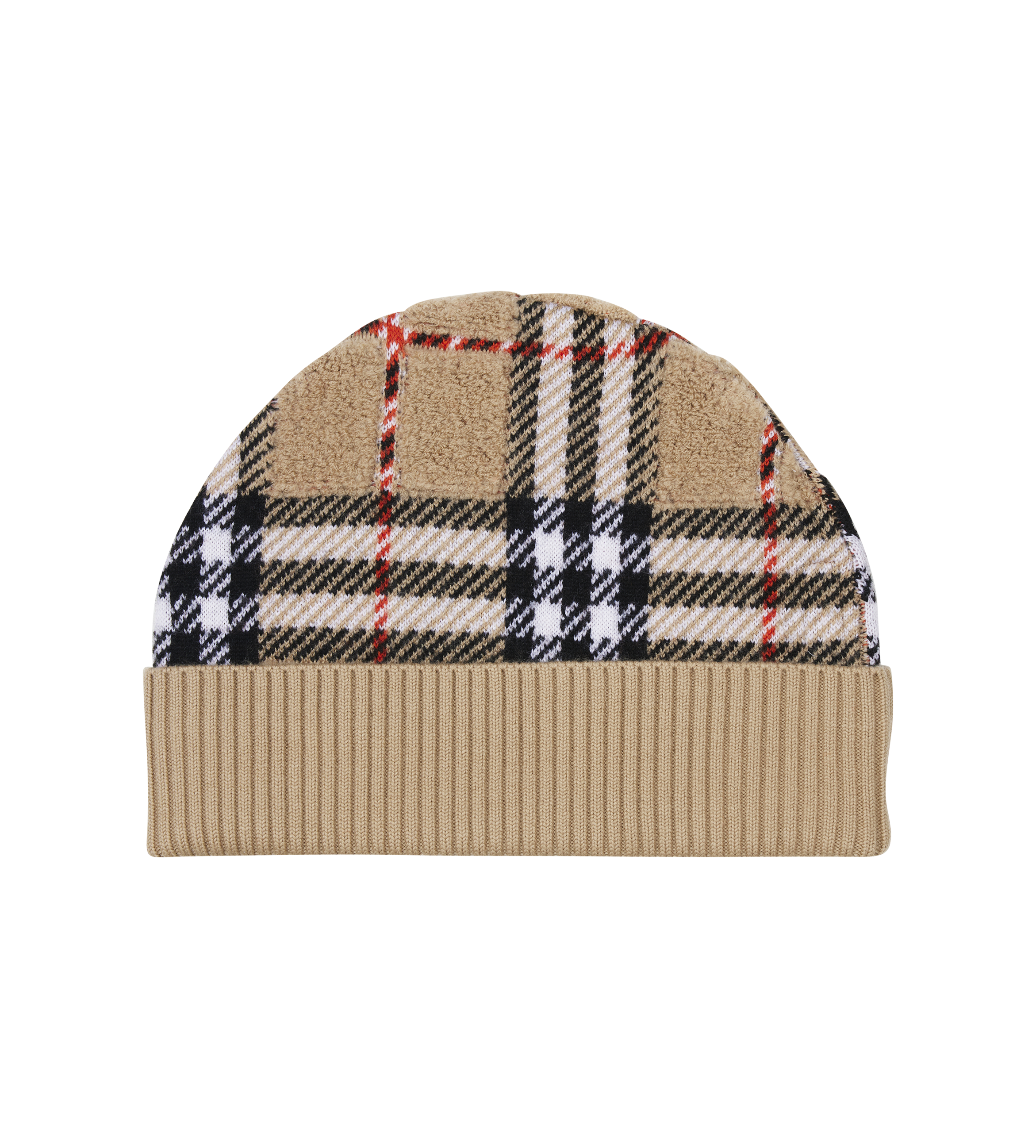 Burberry Checked Ribbed Beanie (Kids)