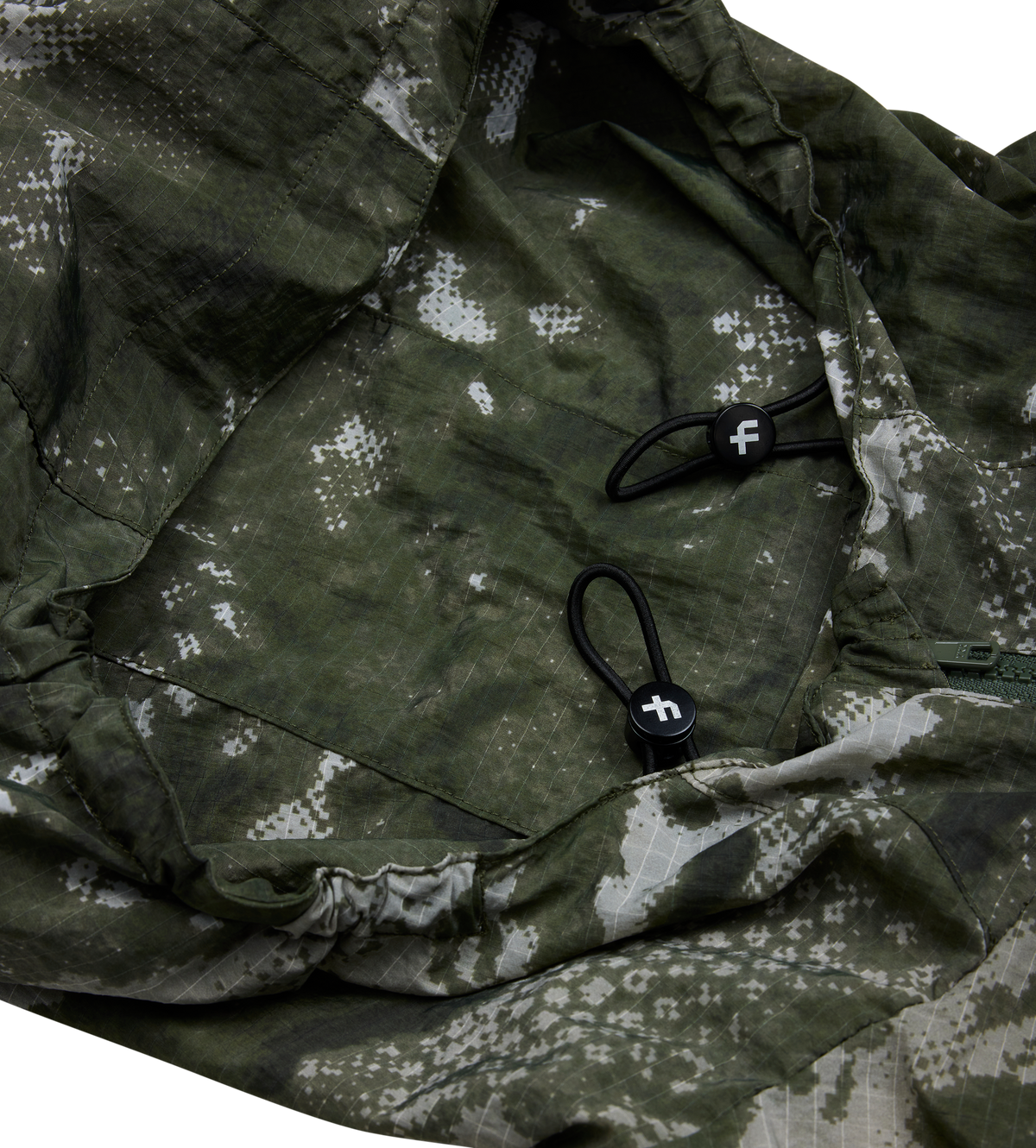 Sportswear Windbreaker Jas Groen Camo