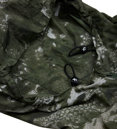 Sportswear Windbreaker Jas Groen Camo