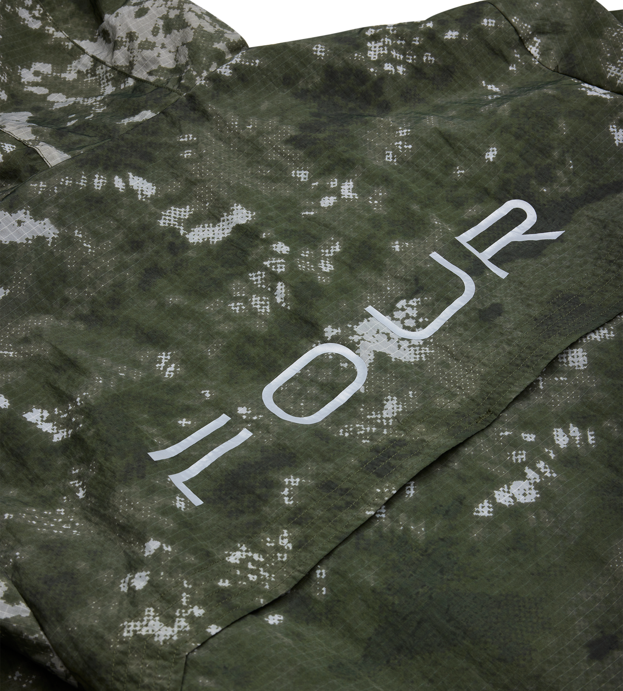 Sportswear Windbreaker Jas Groen Camo