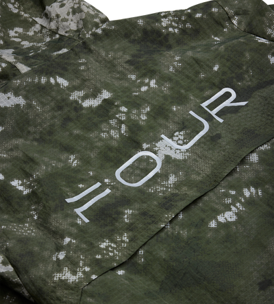 Sportswear Windbreaker Jas Groen Camo
