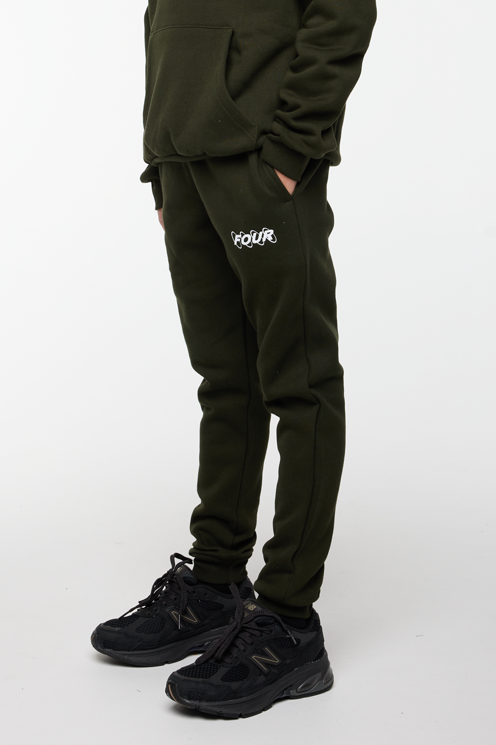 Circles Logo Sweatpants Army Green