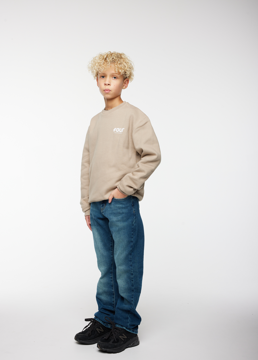 Logo Crewneck Weathered Teak