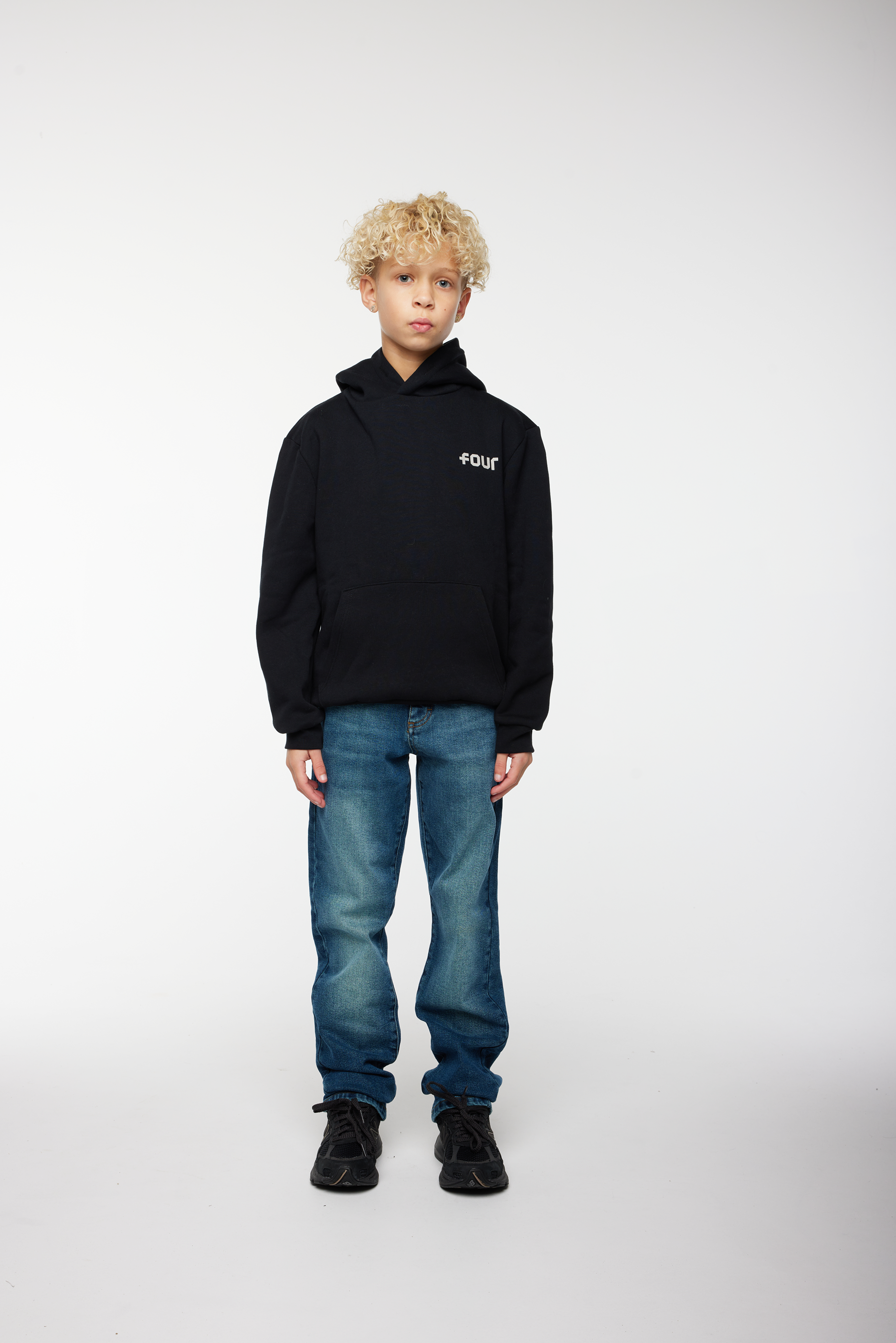 NY Stamp Cab Hoodie Black