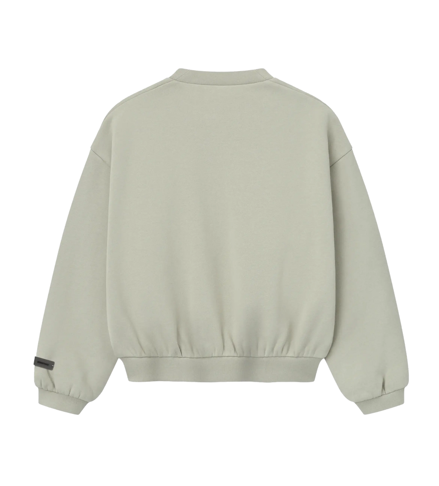 Essentials Fleece Crewneck in Abbey Stone (Kids)