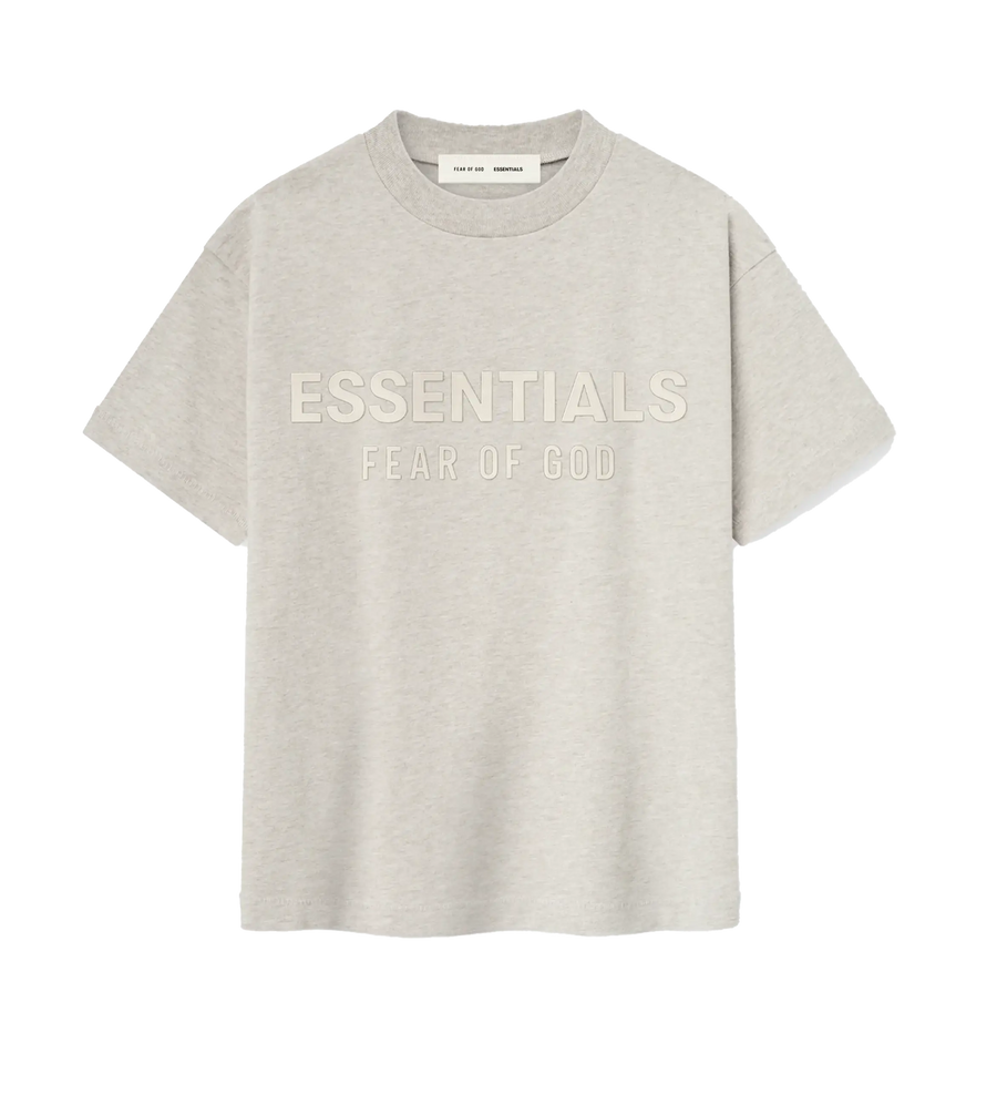 Essentials Classic Tee in Heather Stone (Kids)