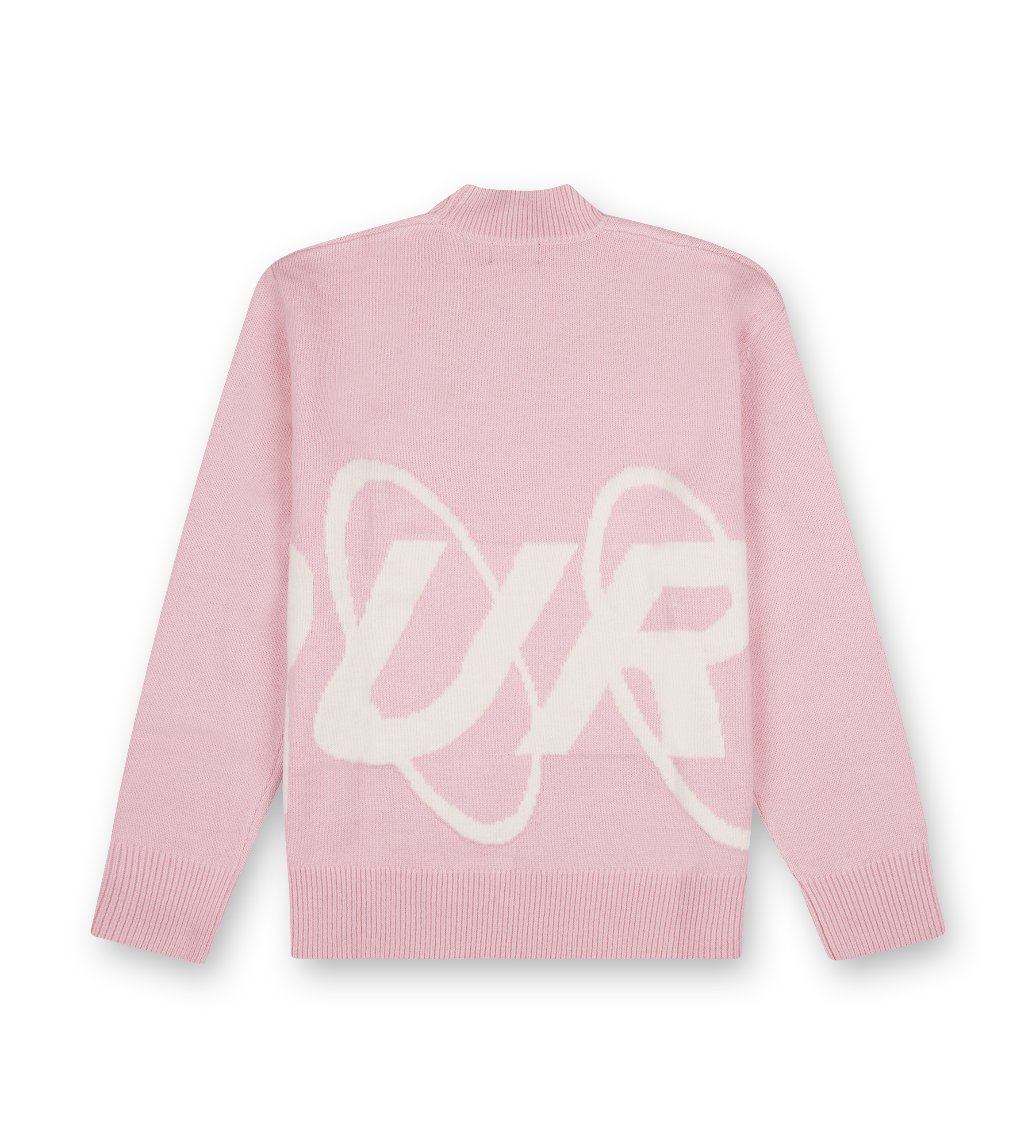 Big Circles Knitted Crewneck Soft Pink
