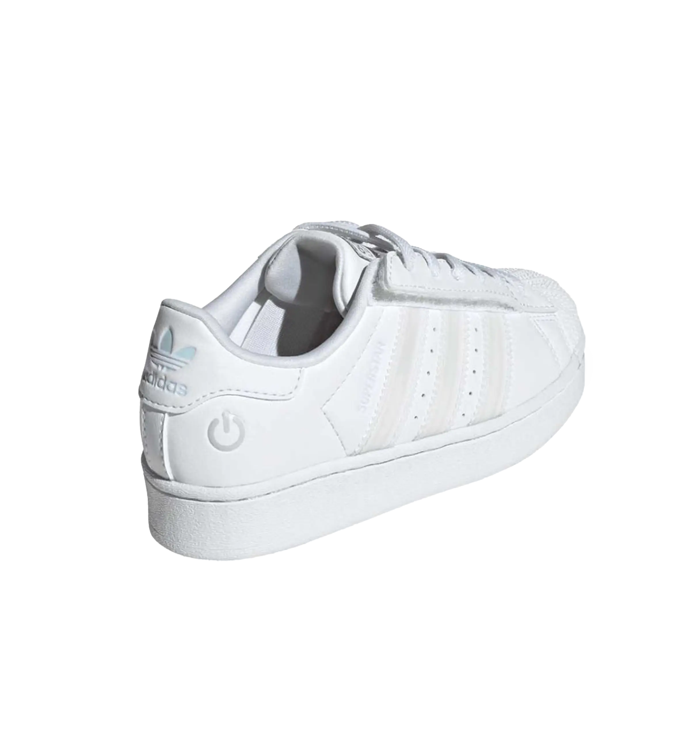 Adidas Superstar LED Lights Comfort Closure Elastic Lace Sneakers in White (TD)