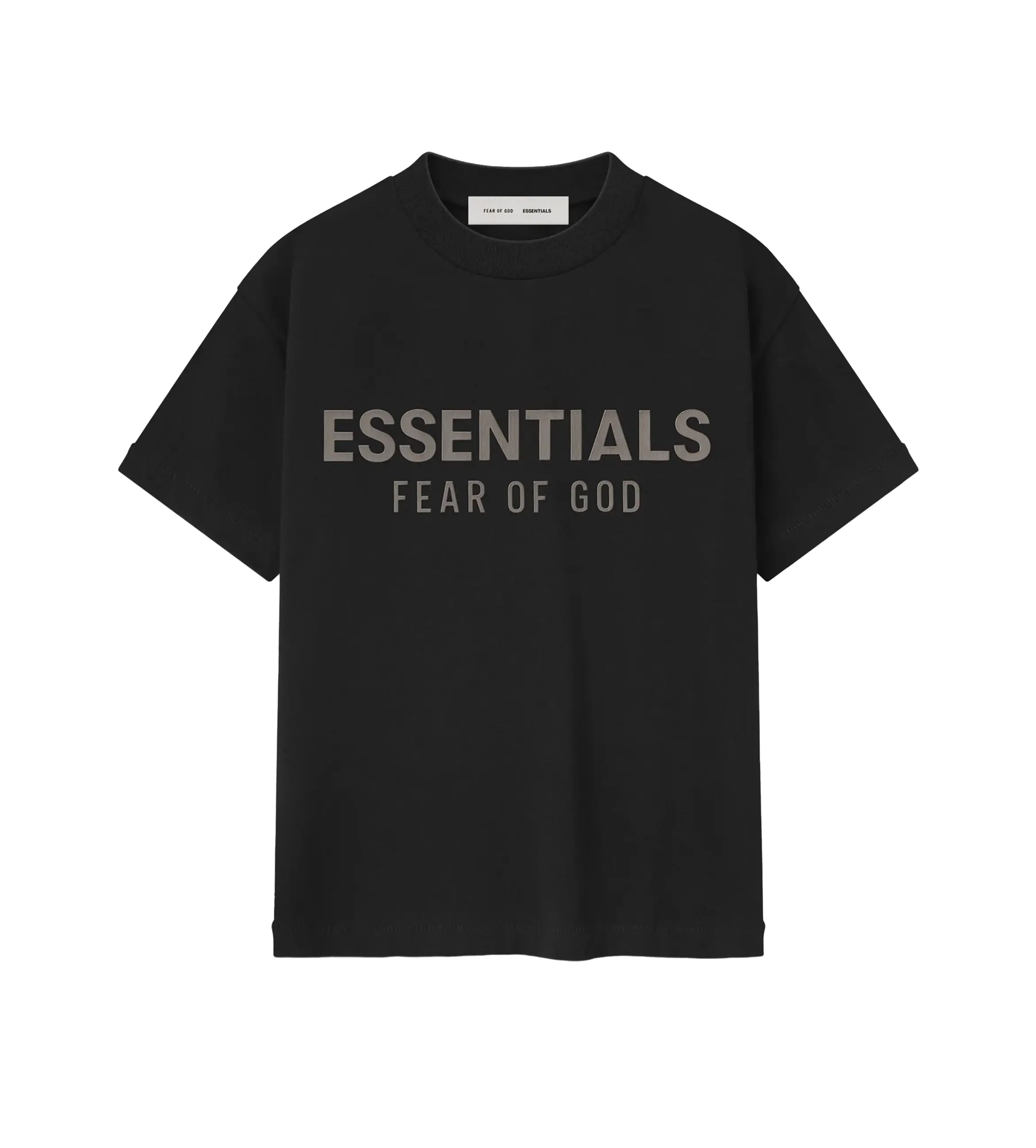 Essentials Classic Crewneck Tee in Jet Black (Kids)
