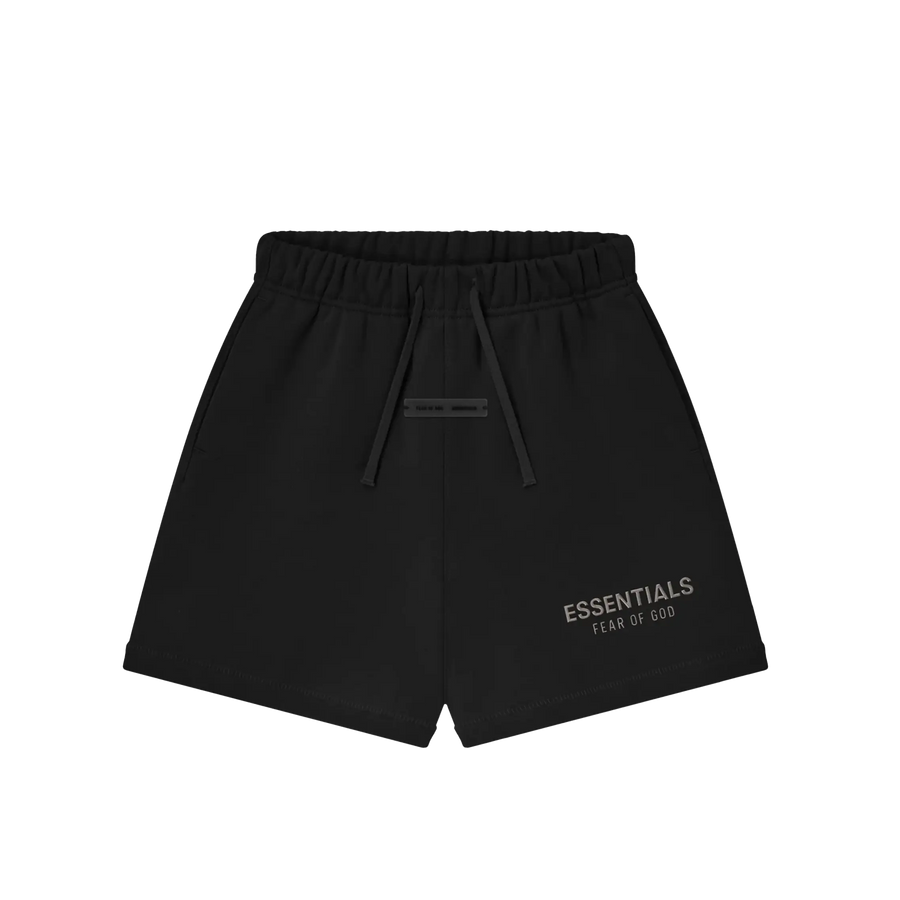 Essentials Fleece Soccer Shorts in Jet Black (Kids)