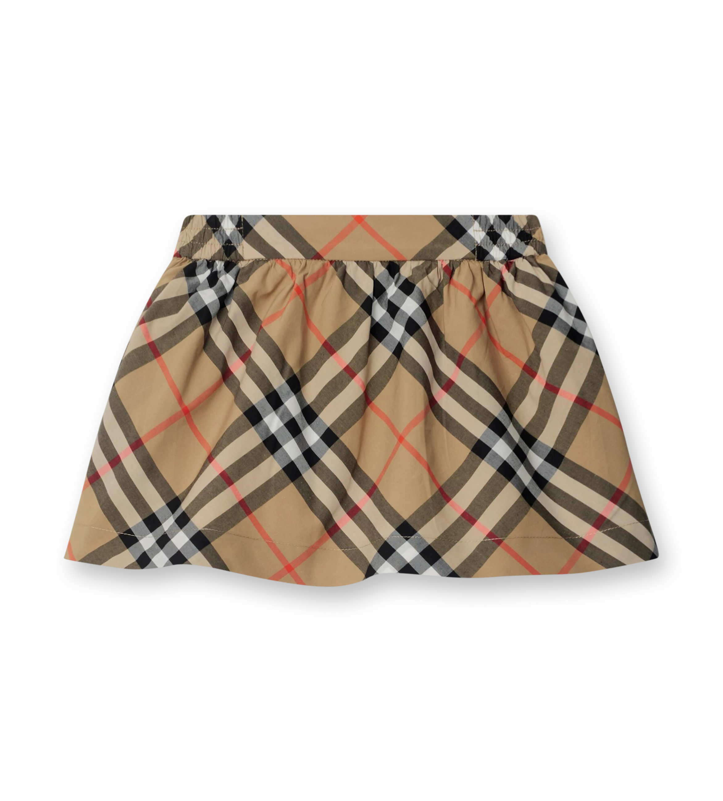 Baby Check Skirt Sand