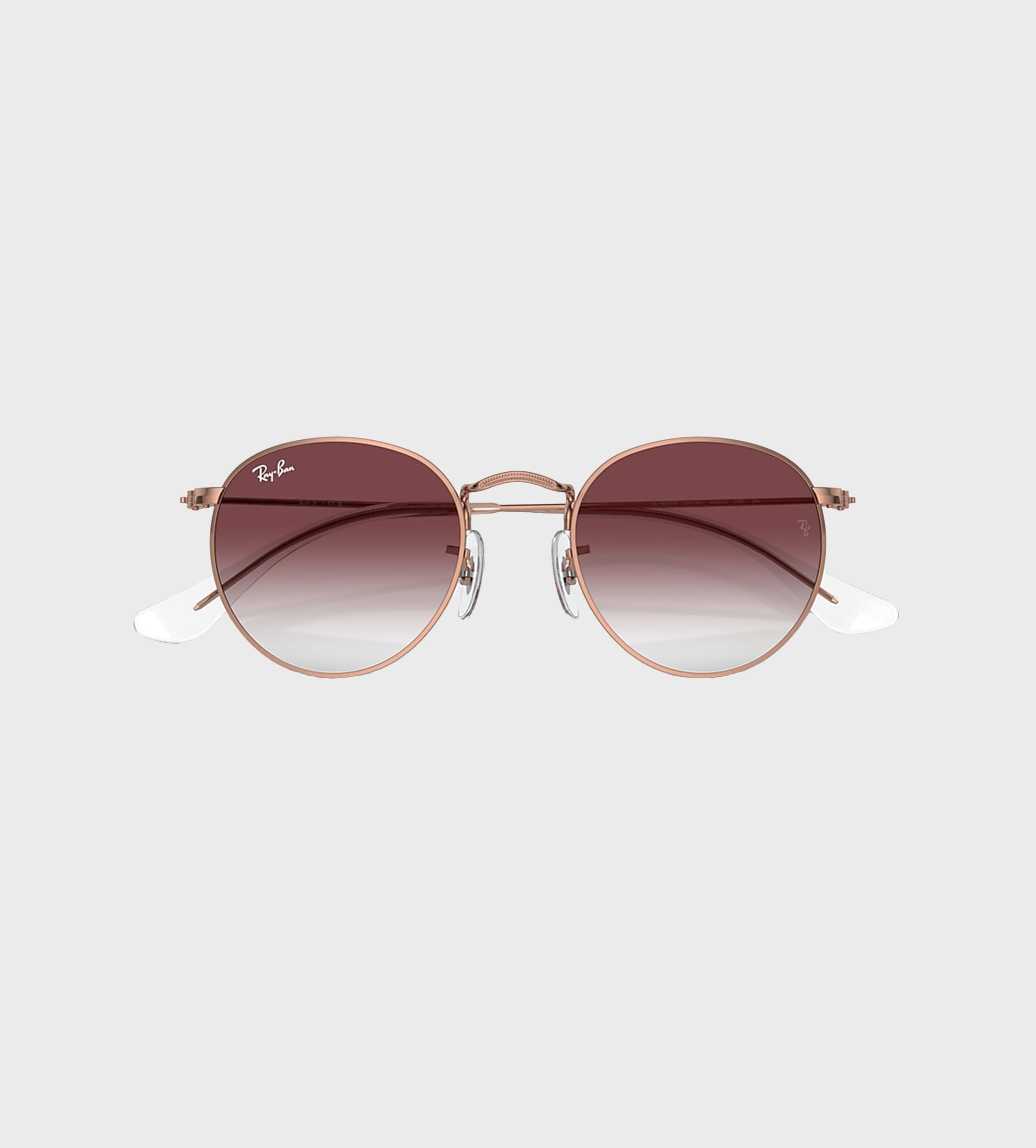 Round Metal Sunglasses Pink/Gold
